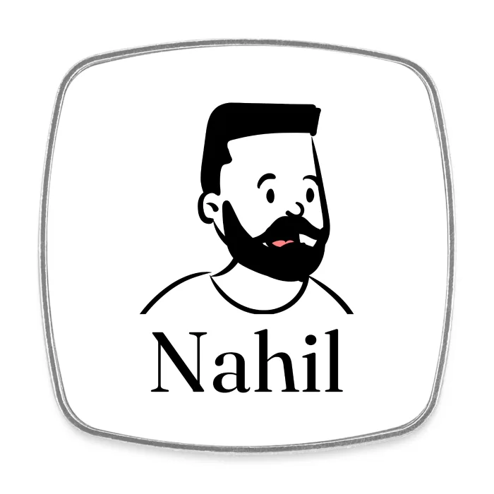 Magnet personnalisé au prénom Nahil