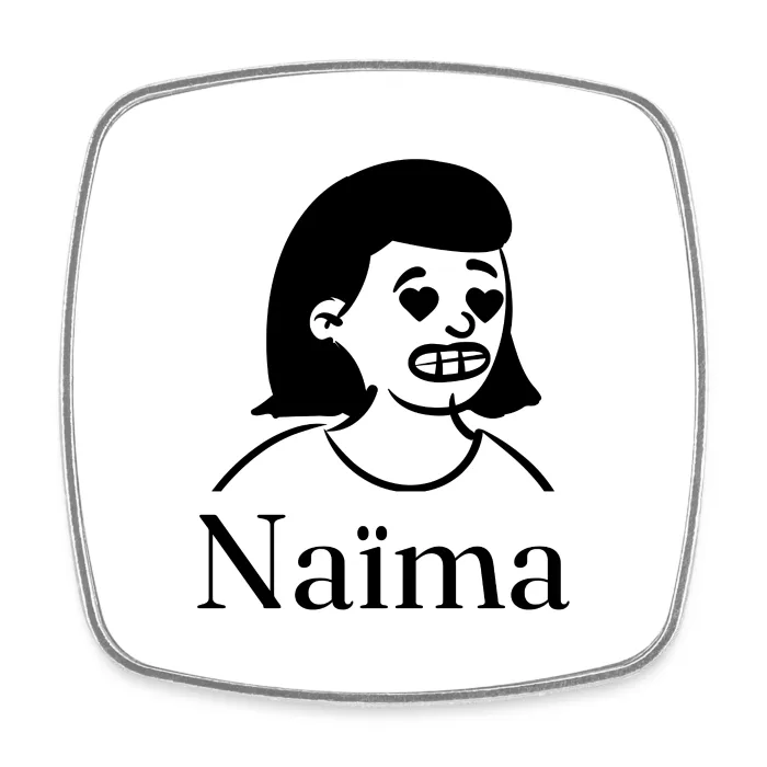 Magnet personnalisé au prénom Naïma
