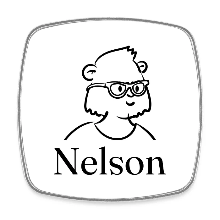 Magnet personnalisé au prénom Nelson