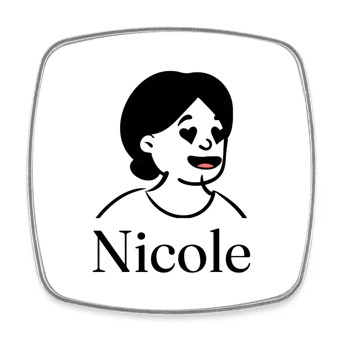 Magnet personnalisé au prénom Nicole