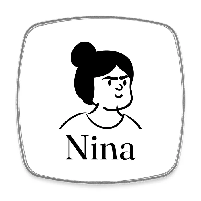 Magnet personnalisé au prénom Nina