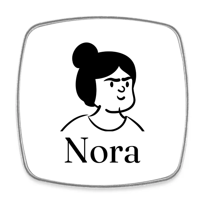 Magnet personnalisé au prénom Nora