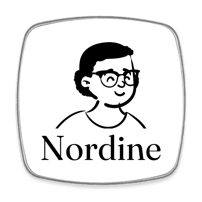 Magnet personnalisé au prénom Nordine