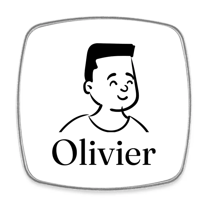Magnet personnalisé au prénom Olivier
