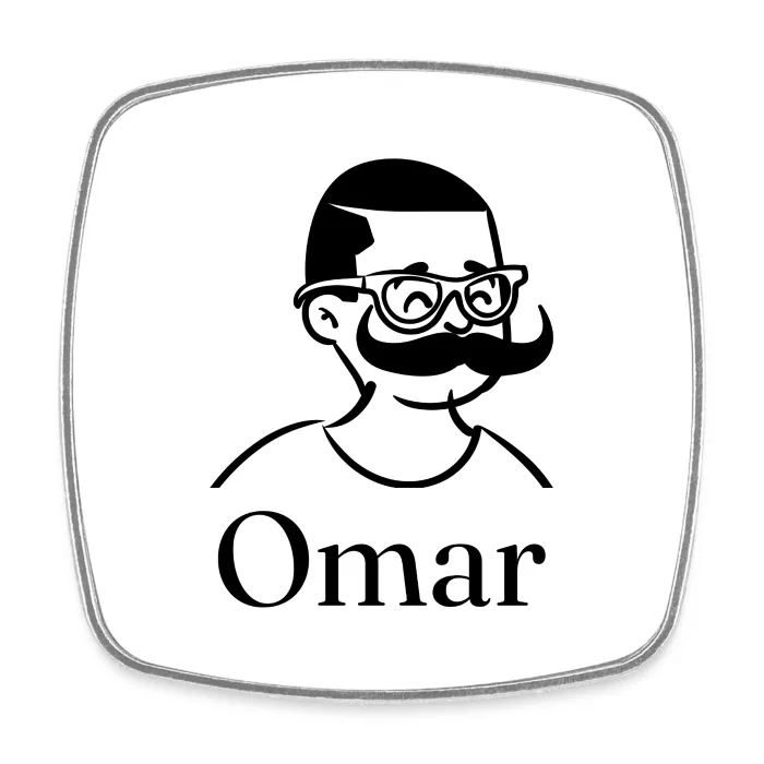 Magnet personnalisé au prénom Omar