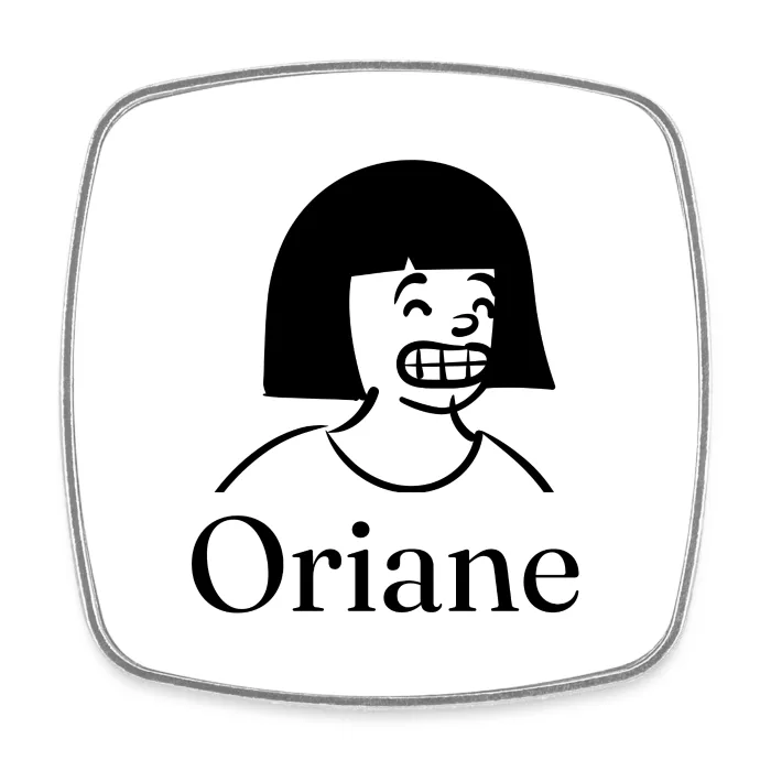 Magnet personnalisé au prénom Oriane