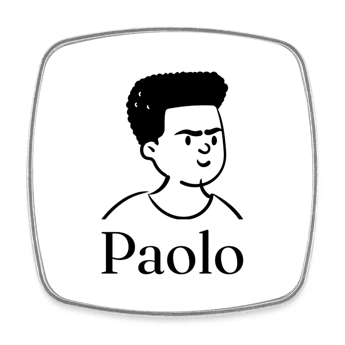 Magnet personnalisé au prénom Paolo