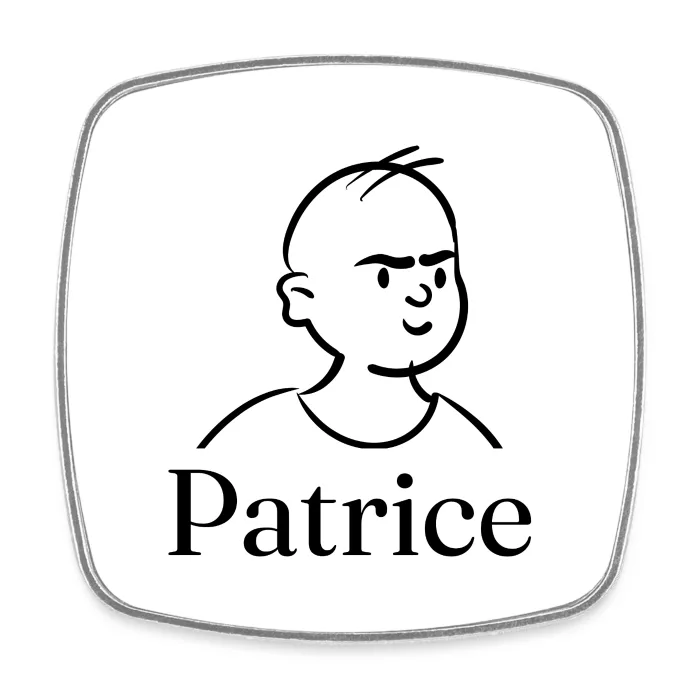 Magnet personnalisé au prénom Patrice