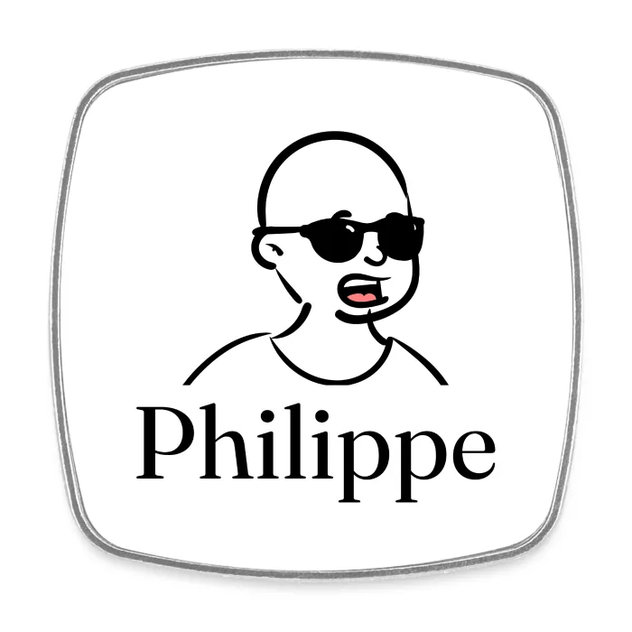 Magnet personnalisé au prénom Philippe