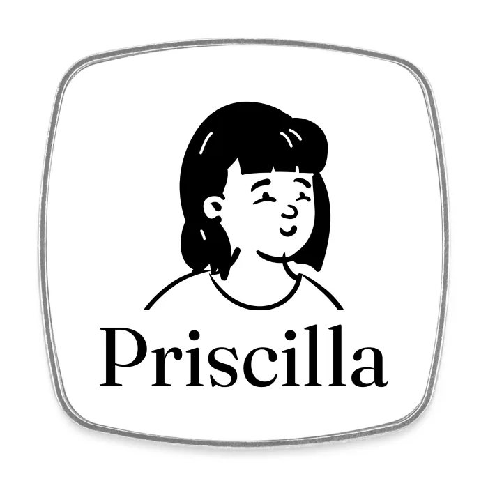 Magnet personnalisé au prénom Priscilla