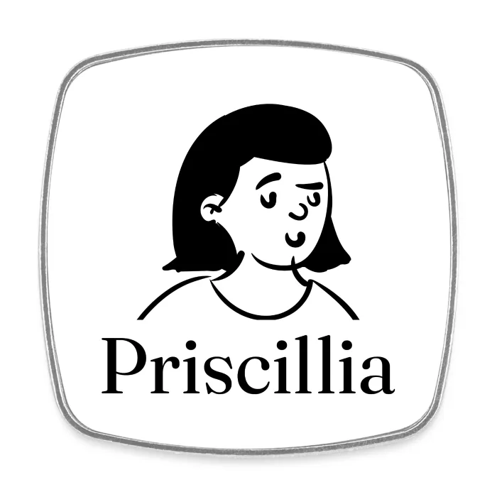 Magnet personnalisé au prénom Priscillia