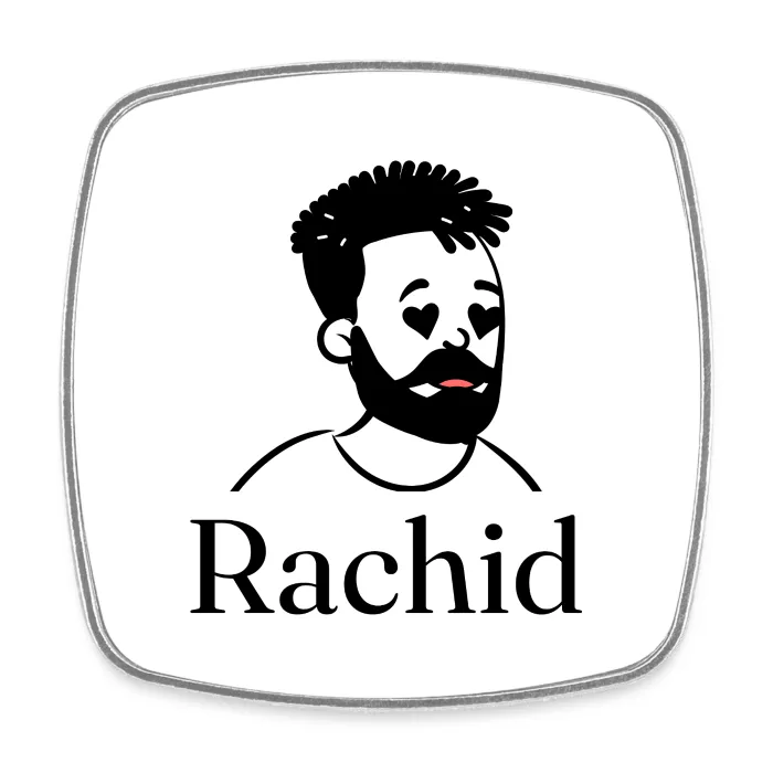 Magnet personnalisé au prénom Rachid