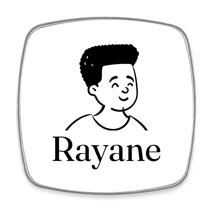 Magnet personnalisé au prénom Rayane
