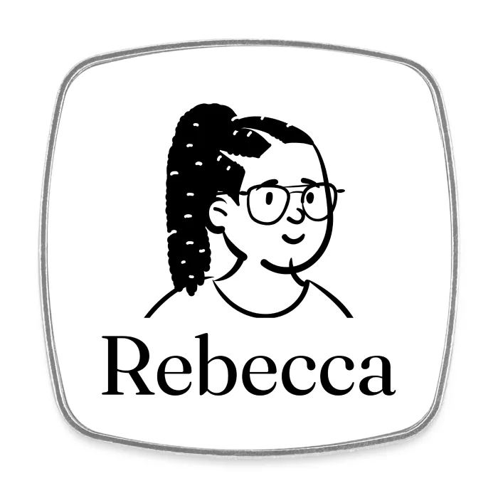 Magnet personnalisé au prénom Rebecca