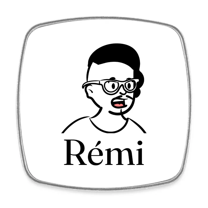 Magnet personnalisé au prénom Rémi