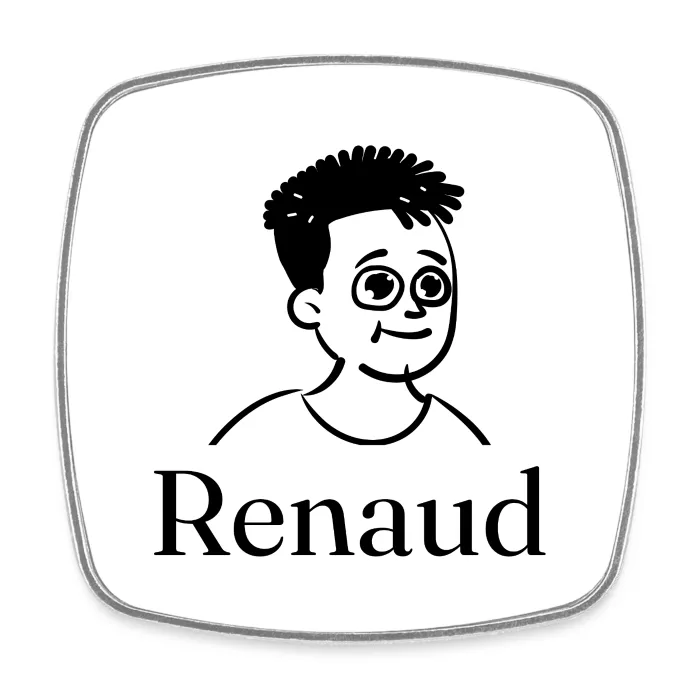Magnet personnalisé au prénom Renaud