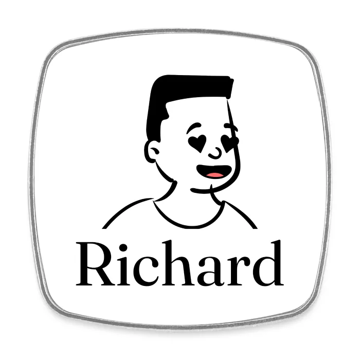 Magnet personnalisé au prénom Richard