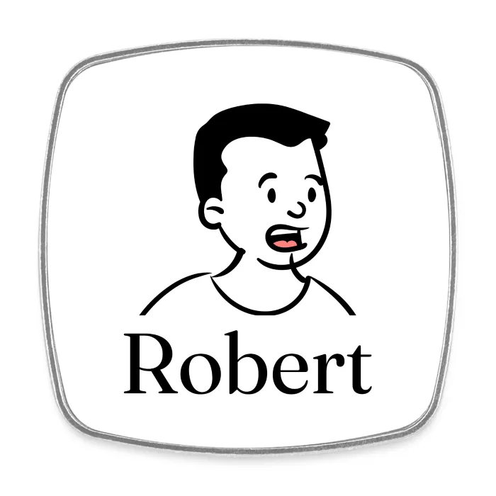 Magnet personnalisé au prénom Robert