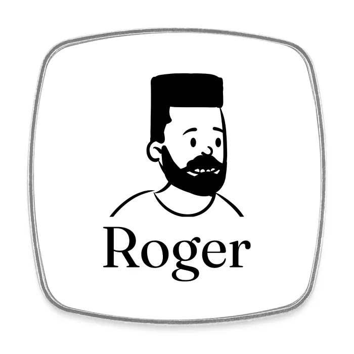 Magnet personnalisé au prénom Roger