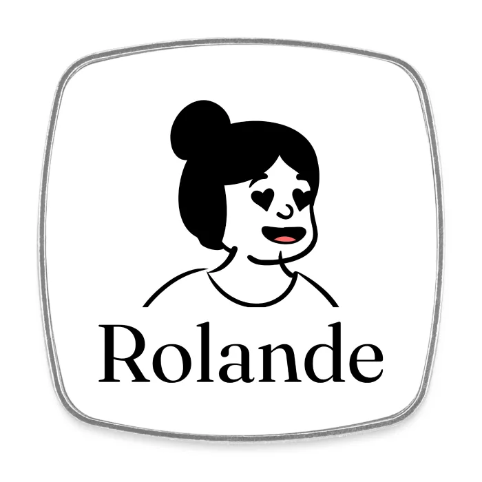 Magnet personnalisé au prénom Rolande
