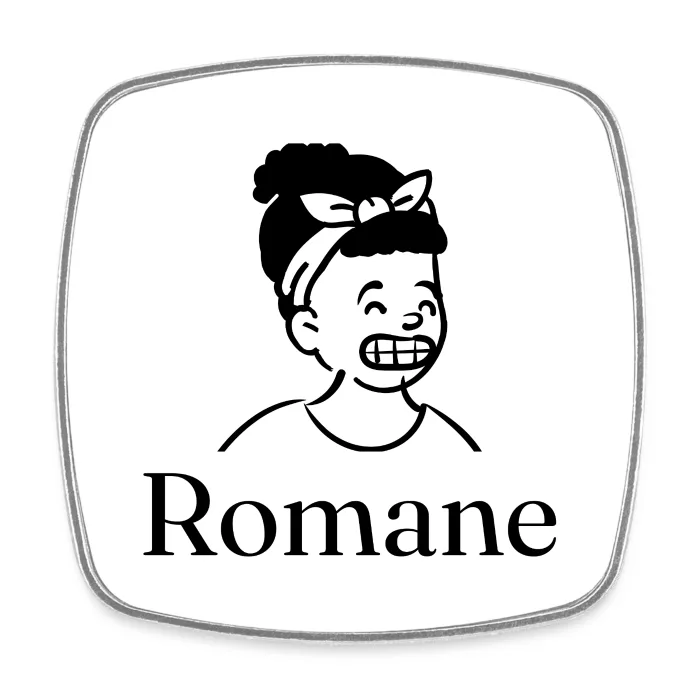 Magnet personnalisé au prénom Romane