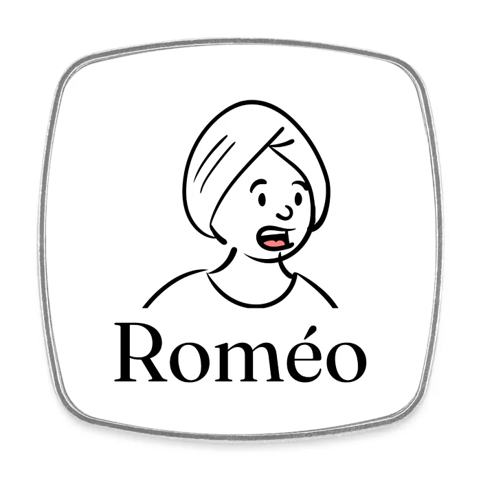 Magnet personnalisé au prénom Roméo