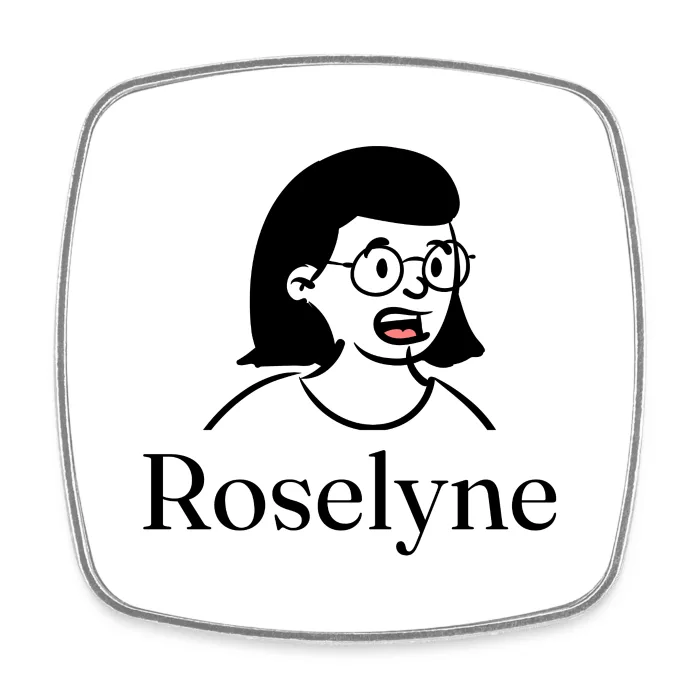 Magnet personnalisé au prénom Roselyne