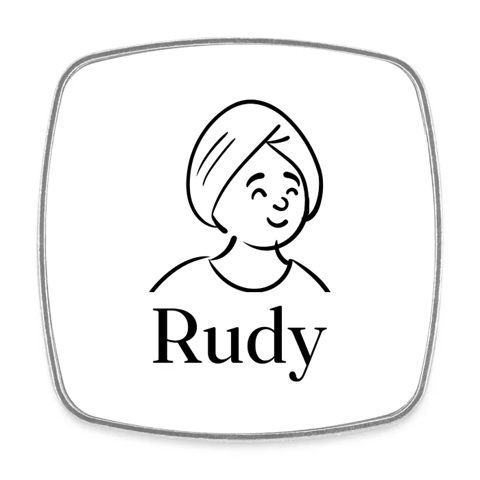 Magnet personnalisé au prénom Rudy
