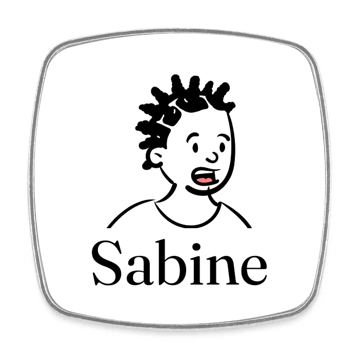 Magnet personnalisé au prénom Sabine
