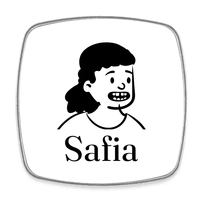 Magnet personnalisé au prénom Safia