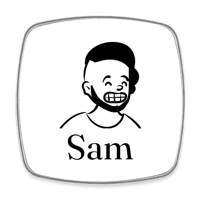Magnet personnalisé au prénom Sam