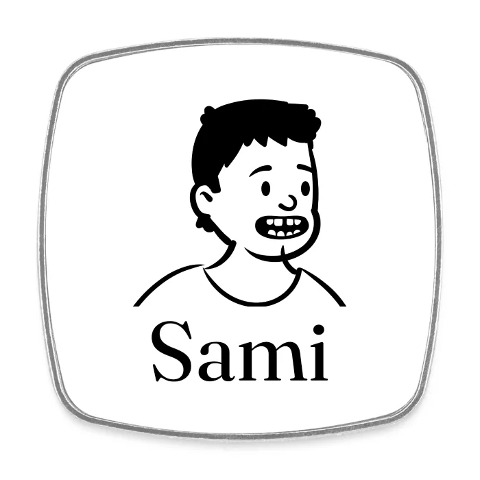 Magnet personnalisé au prénom Sami