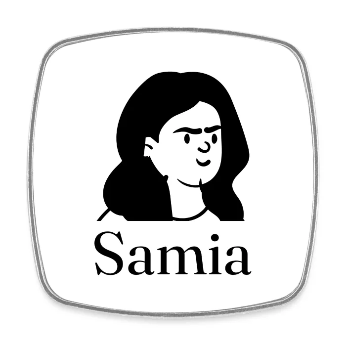 Magnet personnalisé au prénom Samia