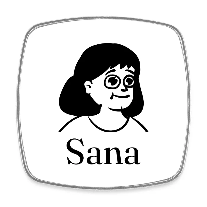 Magnet personnalisé au prénom Sana