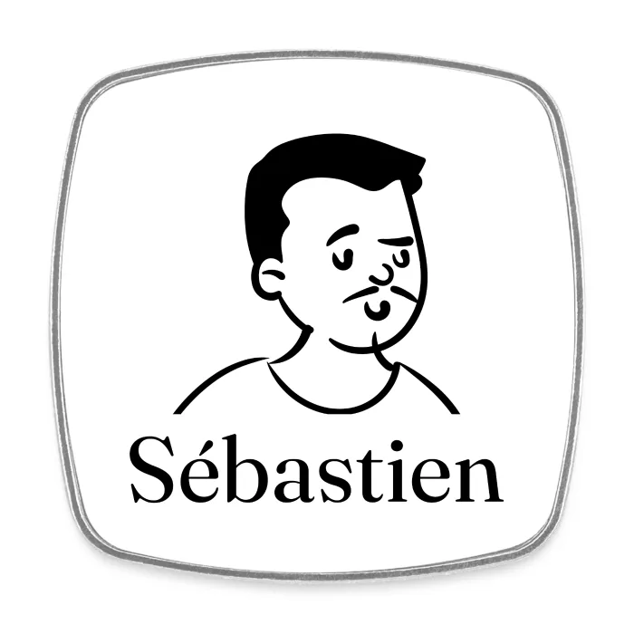 Magnet personnalisé au prénom Sébastien