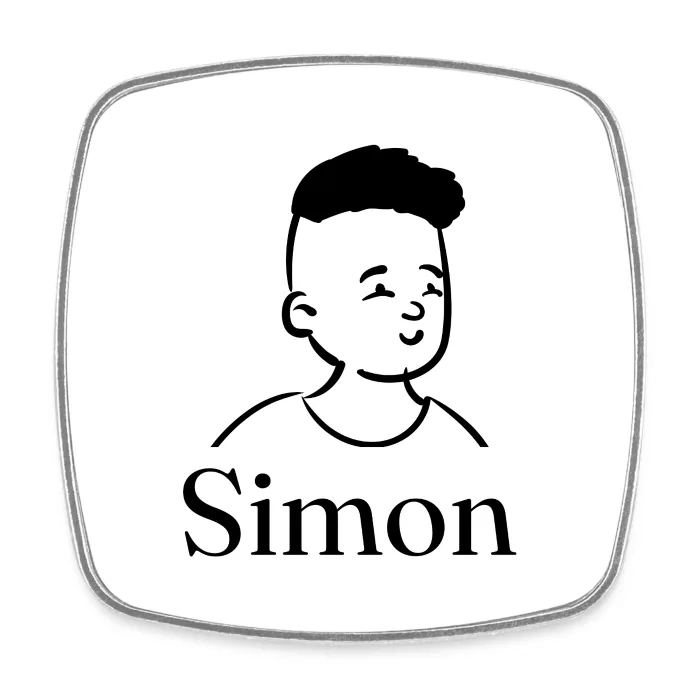 Magnet personnalisé au prénom Simon