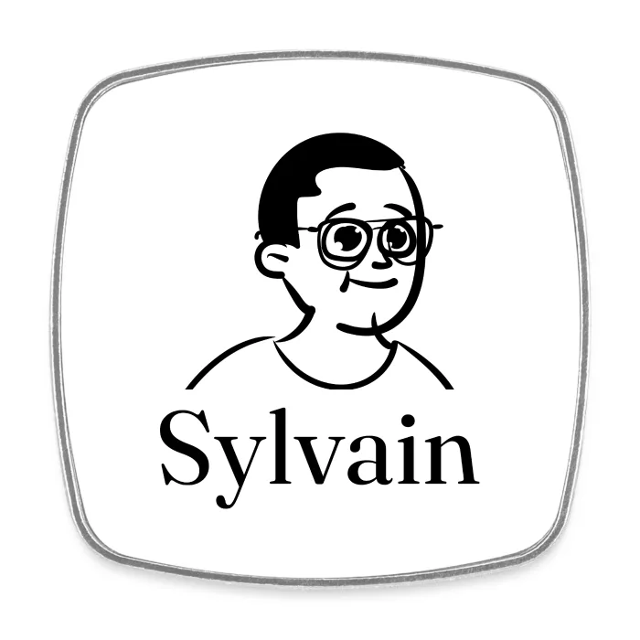 Magnet personnalisé au prénom Sylvain