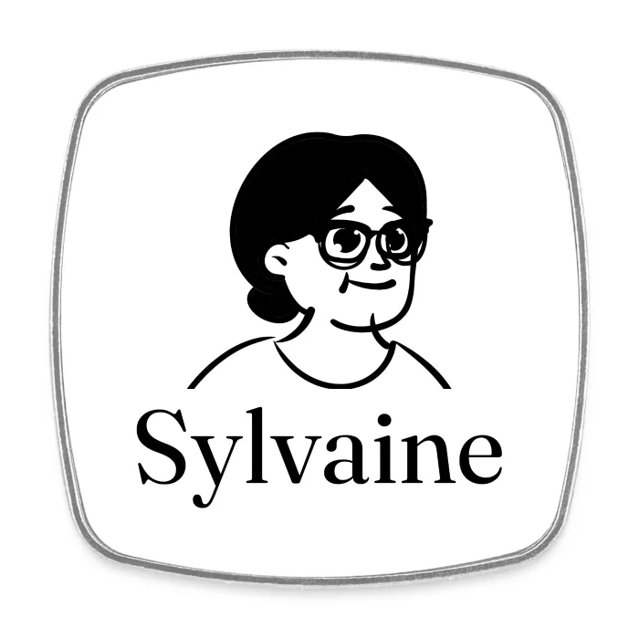 Magnet personnalisé au prénom Sylvaine