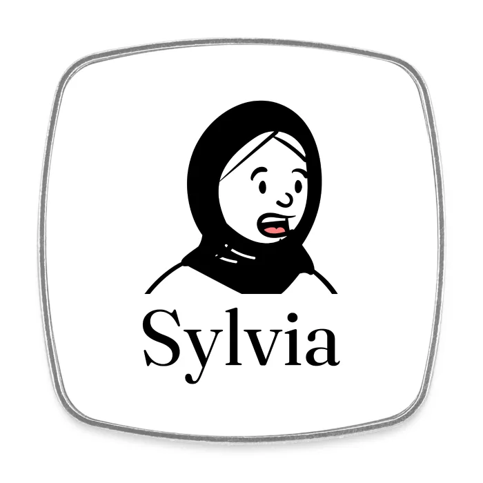 Magnet personnalisé au prénom Sylvia