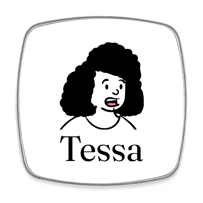 Magnet personnalisé au prénom Tessa