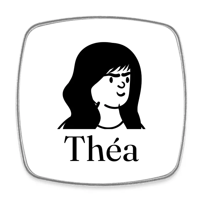 Magnet personnalisé au prénom Théa