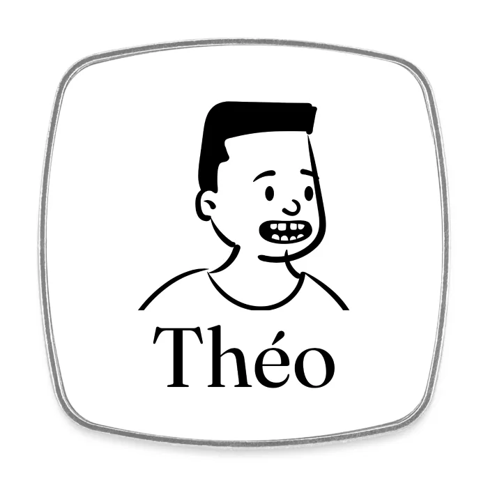 Magnet personnalisé au prénom Théo