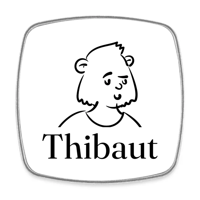 Magnet personnalisé au prénom Thibaut