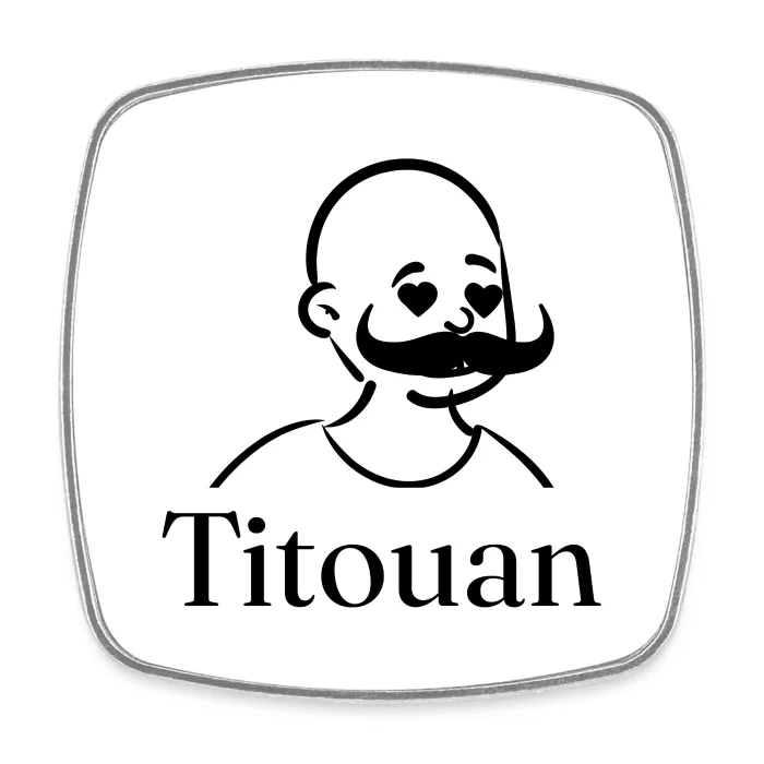 Magnet personnalisé au prénom Titouan