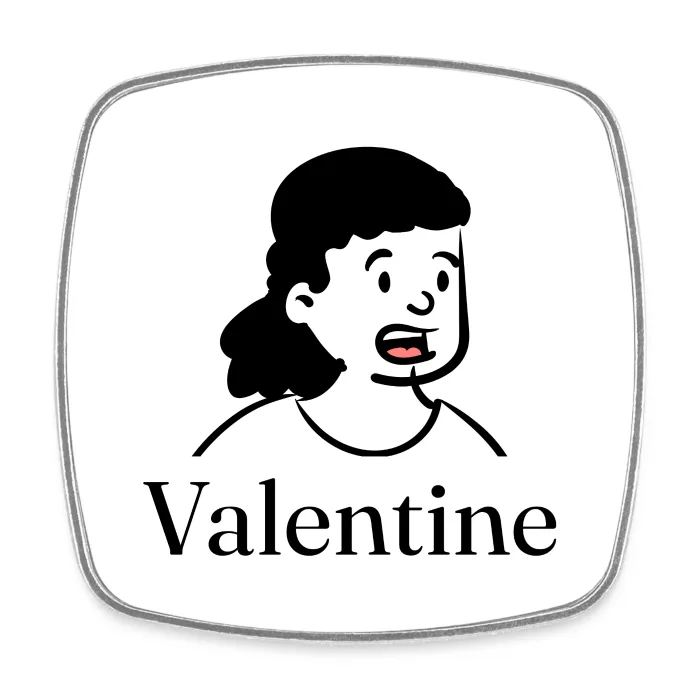 Magnet personnalisé au prénom Valentine