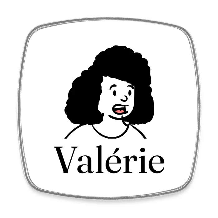 Magnet personnalisé au prénom Valérie