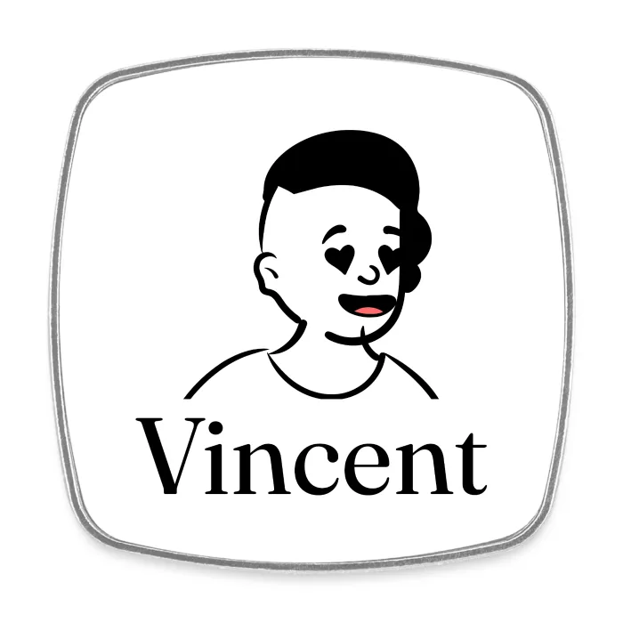 Magnet personnalisé au prénom Vincent