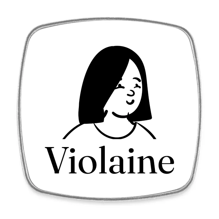 Magnet personnalisé au prénom Violaine