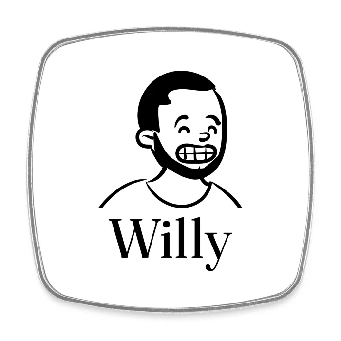 Magnet personnalisé au prénom Willy