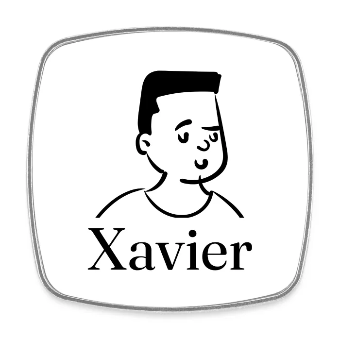 Magnet personnalisé au prénom Xavier